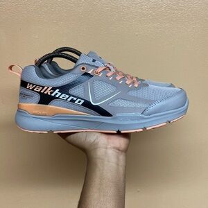 Walk Hero Women's Arch Support Wide Toe Box Sneakers